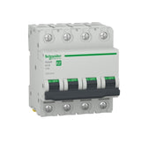 Siguranta automata Easy9, amperaj 40A, 4 poli, protectie IP20, 82x72 mm, Schneider, Alb
