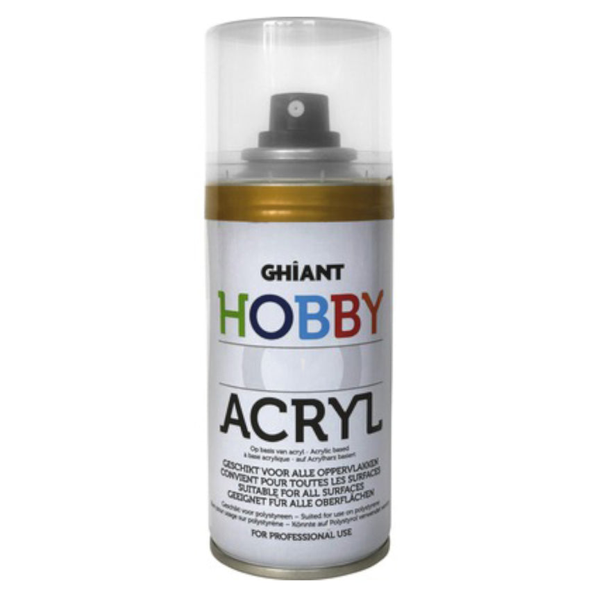 Culori acrilice spray Hobby Acryl Ghiant - Gold - 150 ml