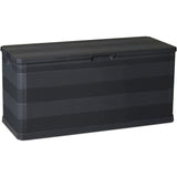 Lada depozitare gradina, Toomax Elegance, 280 litri, neagra, 117x45x56 cm