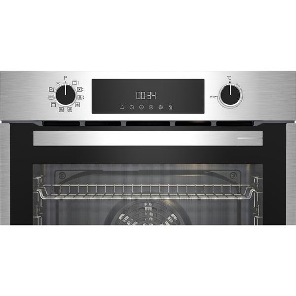 Cuptor Incorporabil GRUNDIG GEBM11300XMPF, Electric, Autocuratare Pirolitica, 72 l, Clasa A+, Inox Antiamprenta
