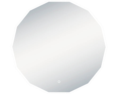 Oglinda baie cu iluminare LED DSK Silver Pure 80 cm