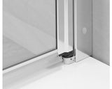 Paravan cada Radaway EOS PNJ, 70x152 cm, 1 element, sticla transparenta, profil crom, stanga