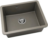 Chiuveta Bucatarie Cu O Cuva Fat Avangard 221 56x46 Cm Fara Picurator, Montare Sub Blat, Fatgranit Desert Rose