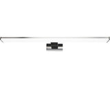 Aplica cu LED integrat Texas 1x8W 800 lumeni, pentru baie IP44, crom/aluminiu