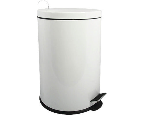 Cos Gunoi cu Pedala 20l Metal Alb