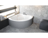 Cada de Baie Simetrica pe Colt, Radaway Keria, 149,5x149,5x51,50 cm, Acril, WA1-37-150x150U, Alb