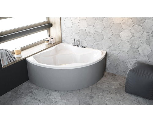 Cada de Baie Simetrica pe Colt, Radaway Keria, 149,5x149,5x51,50 cm, Acril, WA1-37-150x150U, Alb