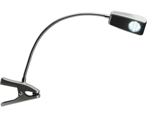 Lampa gratar LED prindere maner Landmann, 30 cm, Aluminiu cromat