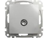 Priza Tv De Capat Shneider Sedna Design 4db, Aluminiu