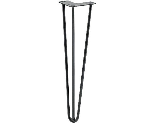 Picior Mobila Tip Spider Tarrox Ø58x450mm, Negru