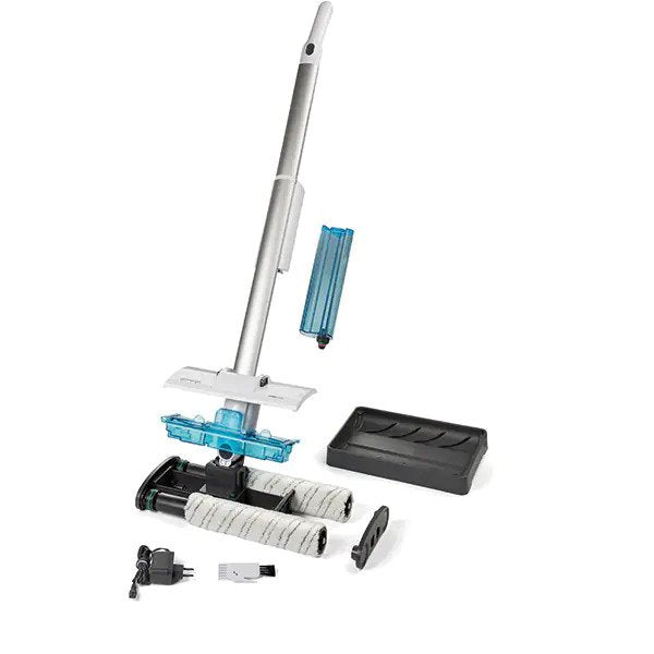 Mop electric GORENJE PureGlide SFC144W, 0.35l, 14.4V, Alb-Argintiu