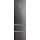 Combina frigorifica HAIER HTW5620CNMP, Total No Frost, 414 l, H 201 cm, Clasa E, Wi-Fi, negru