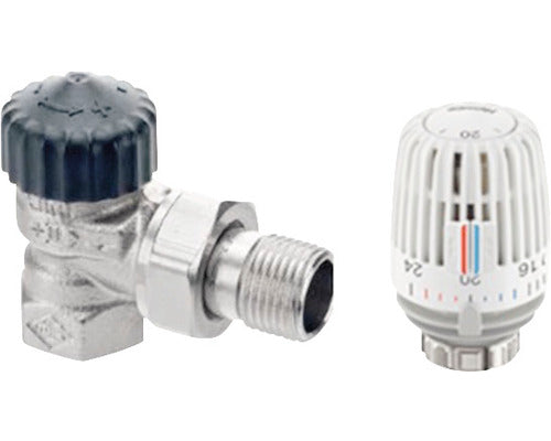 Set Robinet Cu Cap Termostatic Tip K Heimeier 1/2”