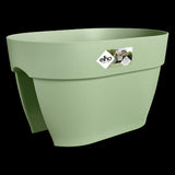 Jardiniera pentru balustrada Vibia Campana Flower Bridge 40 cm, culoare verde