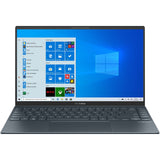 Laptop ultraportabil ASUS ZenBook 14 UM425QA cu procesor AMD Ryzen™ 7 5800H, 14", Full HD, 16GB, 1TB SSD, AMD Radeon™ Vega 7 Graphics, Windows 10 Home, Pine Grey