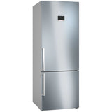 Combina frigorifica Bosch KGN56XIDR, 508 l, NoFrost, PerfectFit, Raft sticle, Iluminare LED, VitaFresh, Clasa D, H 193 cm, Inox AntiAmprenta