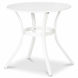 Masuta de gradina pentru copii Janeiro, culoare alb, diametru 50 cm