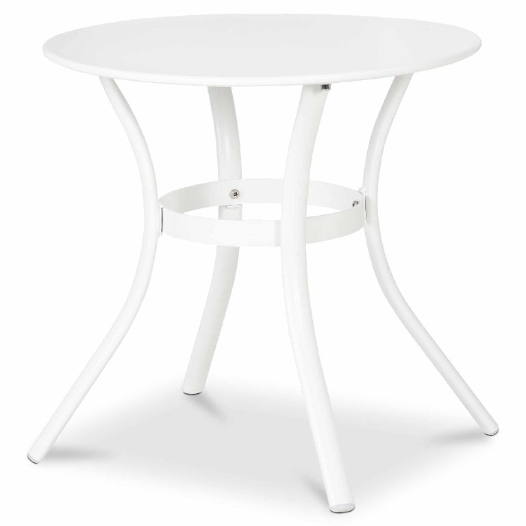 Masuta de gradina pentru copii Janeiro, culoare alb, diametru 50 cm
