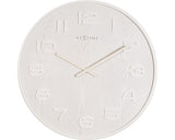 Ceas Perete Nextime Wood Big Alb Ø 53 Cm
