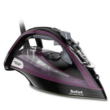 Fier de calcat Tefal Ultimate Pure FV9835E0, 3000 W, 240g/min, 350 ml, Talpa Durilium AirGlide Autoclean, Negru/Violet