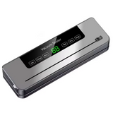 Aparat de Vidat Alimente Vacuum Sealer, 120 W, Functie Uscat/Umed, Cutter Integrat, Tehnologie UV, Argintiu